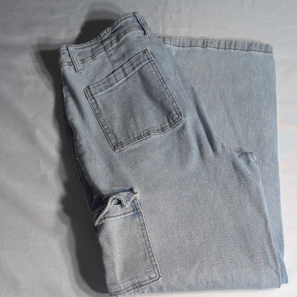 Mined By Los Angeles Stylish Light Blue Boyfriend Jeans size 5/26 - Picture 4 of 8